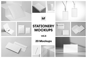 Stationery Branding Mockups Vol.6