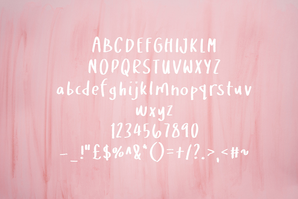 Gorgeous Handwritten Brush Font preview 2