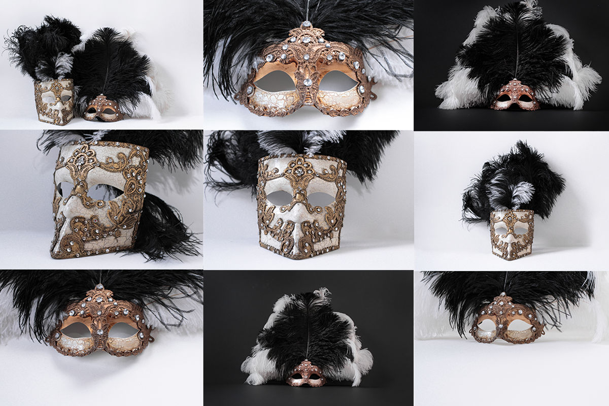 Mardi Gras Masks with Feather Plumes, an Arts & Entertainment Photo by Deviant (Photo 2 of 5)