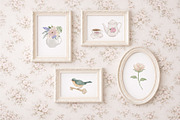 Cottagecore Vintage Floral Clipart, a Decorative Illustration by ElenaPlatovaArt (Thumbnail 4 of 14)