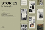 Stories for photographers | Canva, a Social Media Template by MADE MY WAY studio (Thumbnail 1 of 7)