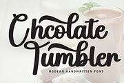Chocolate Tumbler | Script Font, a Handwritten Font by Scratchones (Thumbnail 1 of 9)
