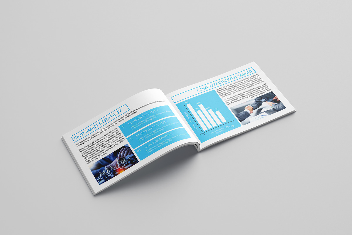 Corporate Company Profile Brochure, a Brochure Template by retrographix (Photo 6 of 10)