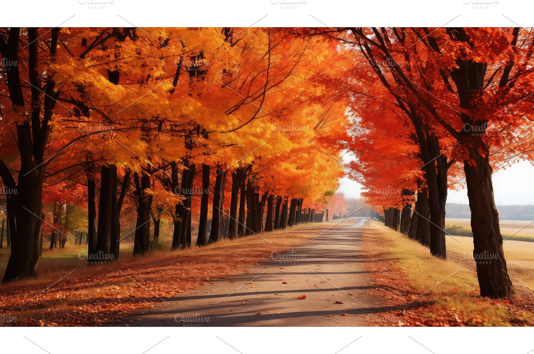 nature outdoor road background ai, an Animal Photo by pikepicture
