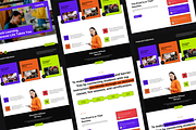 Figma Online Class Landing Page, a Landing Page Template by Musara (Thumbnail 2 of 6)