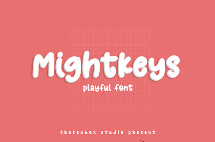 Mightkeys - Playful Display Font
