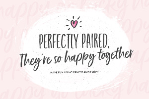 NEW!Ernest & Emily Font Duo