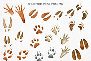 Watercolor Forest Animals Clipart, a Graphic by svetodesign (Thumbnail 3 of 12)
