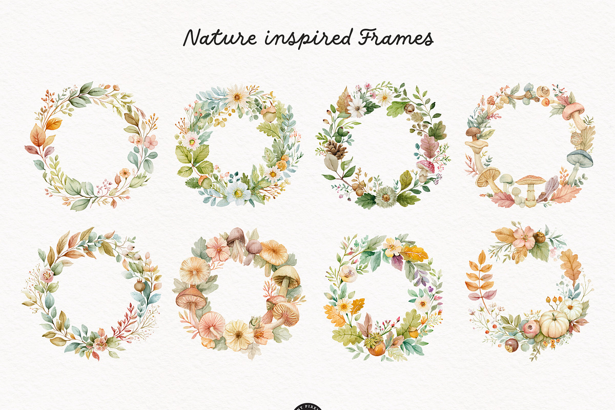Woodland Atelier Clipart Bundle, an Animal Illustration by PaintPixelCo (Photo 5 of 15)