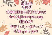 Autumn Sunset, a Sans Serif Font by Dm Studio (Thumbnail 7 of 7)