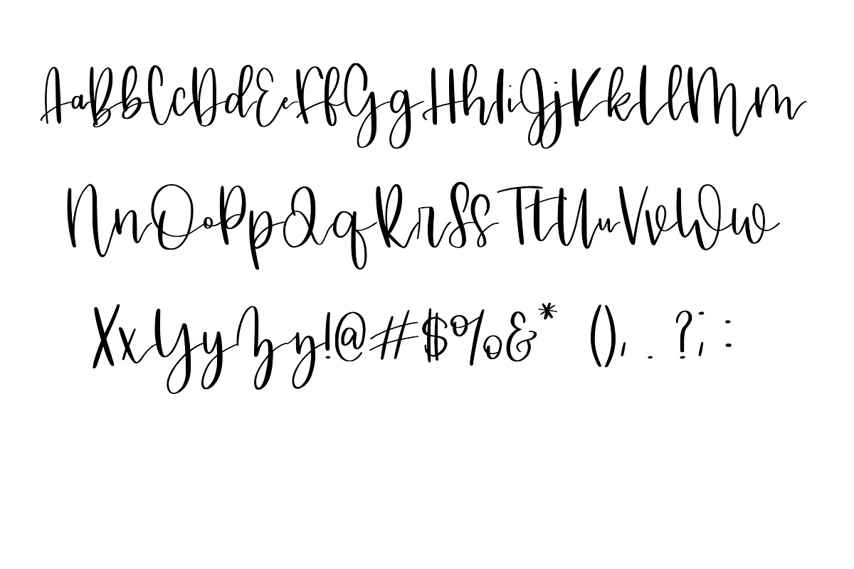Butterscotch Meringue / a sweet font, a Script Font by Sunkissed Minimalist (Photo 4 of 5)