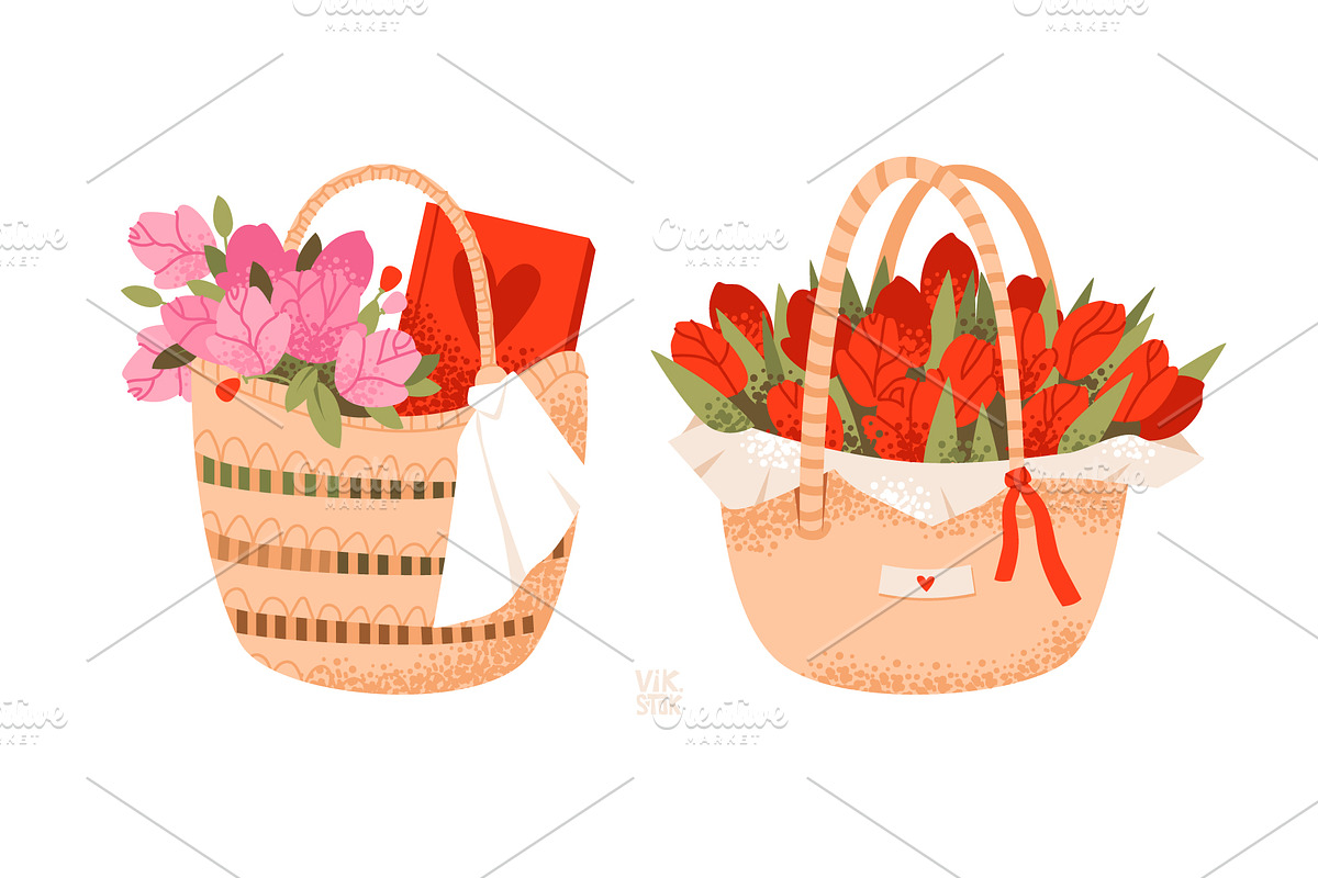 Valentine’s Day bouquets, an Object Graphic by vik.stock (Photo 5 of 6)
