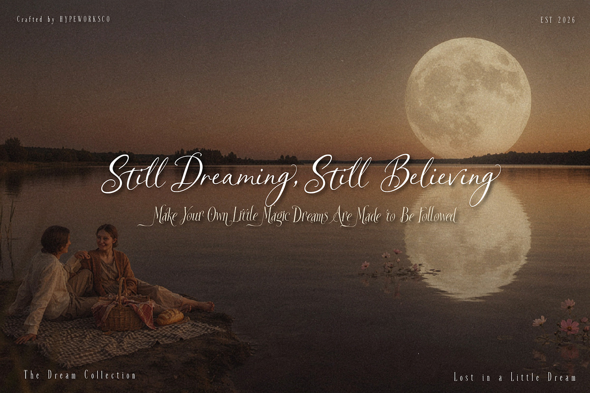 Sterious Dream - Timeless font Trio, a Handwritten Font by HypeWorksCo (Photo 9 of 42)