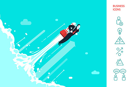 Vector Bussiness illustration preview 2