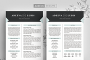 Modern Resume Template Lubis, a Resume Template by AdeevaResume (Thumbnail 1 of 4)