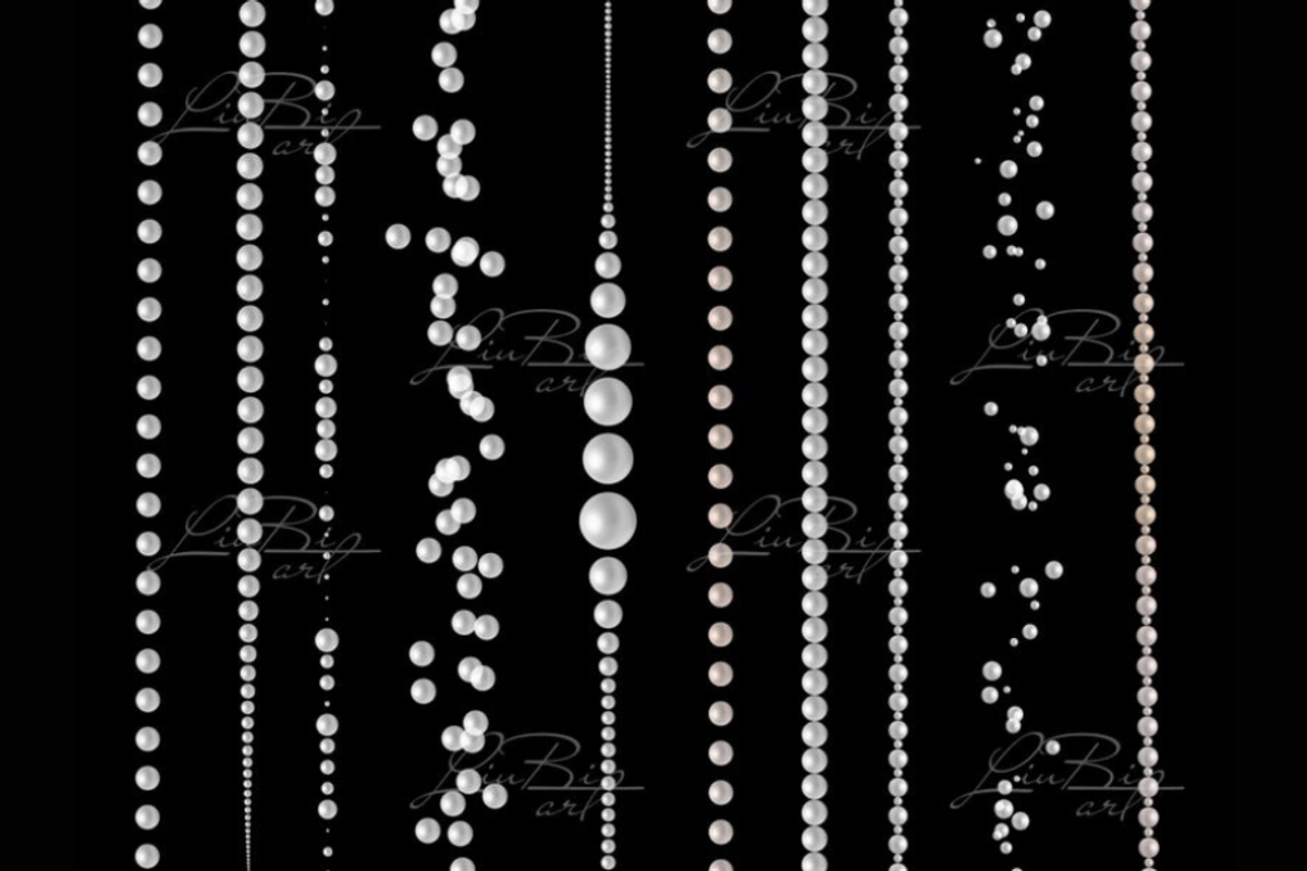 10 Procreate Pearls Brushes Set, a Brush Add-On by LiuBi Art (Photo 2 of 2)