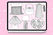 Procreate Interior Home brushes, a Brush Add-On by Revabrush (Thumbnail 4 of 8)