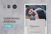 Conference Agenda, a Brochure Template by Sabin (Thumbnail 1 of 7)