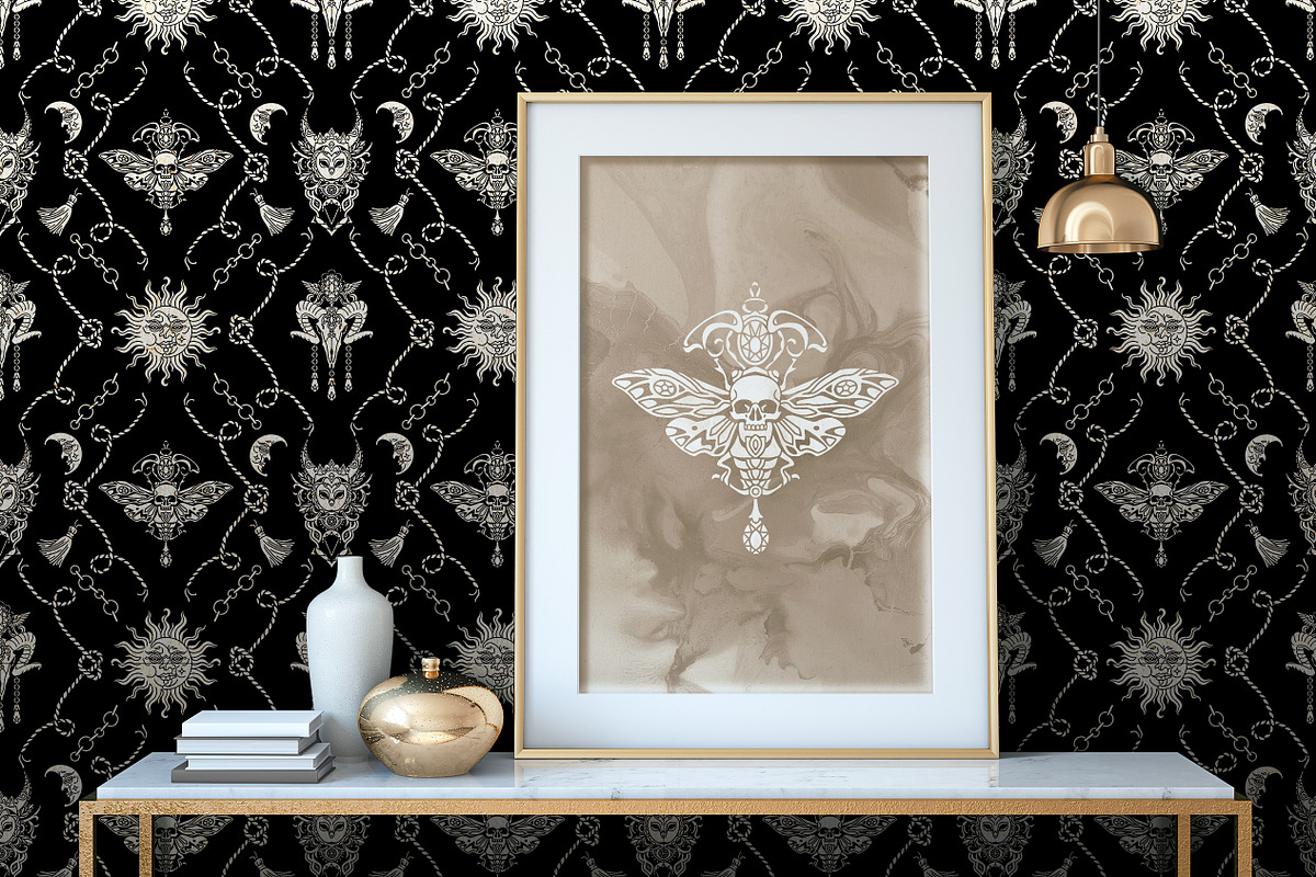 Talismans amulets. Magic boho summer, a Decorative Illustration by OlgaSoi007 (Photo 9 of 10)