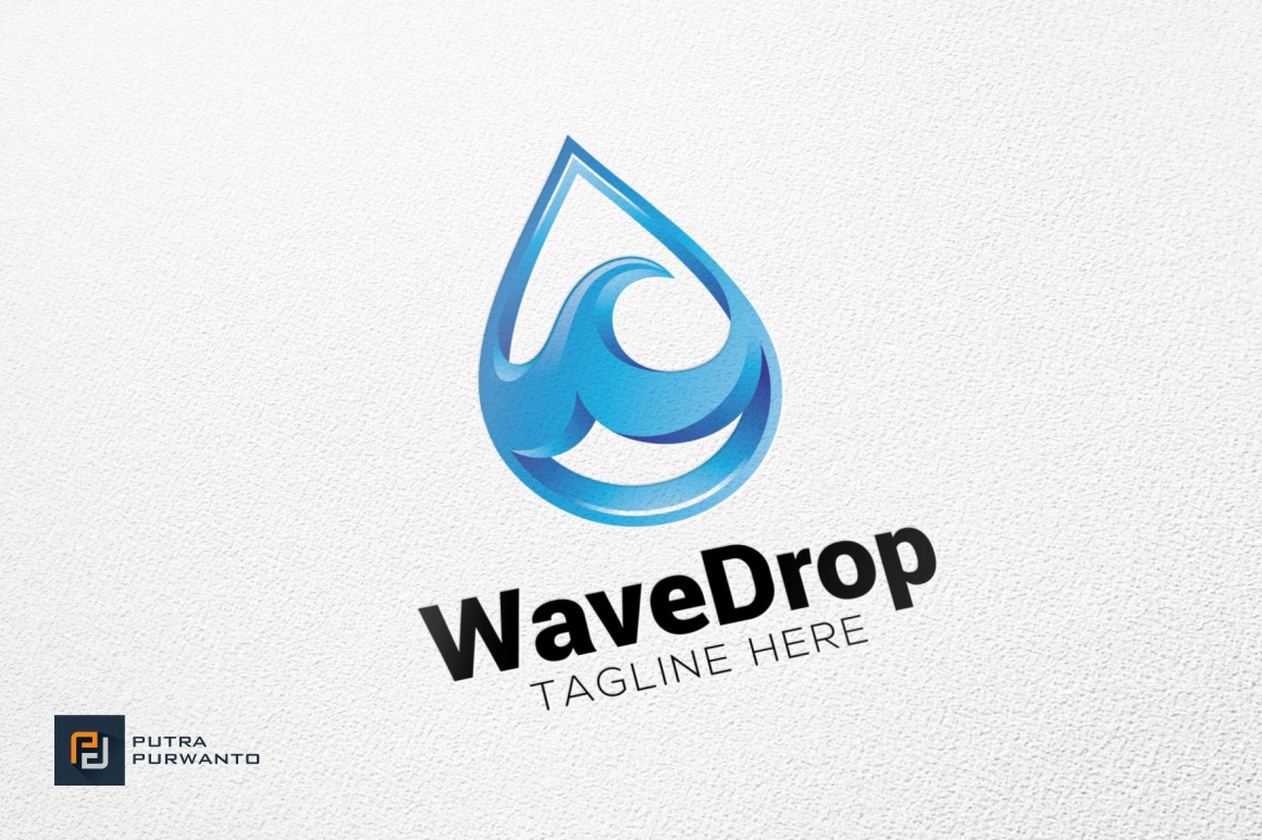 Wave Drop - Logo Template, a Branding & Logo Template by putra_purwanto