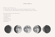 Moon Phase Illustration Set - PNGs, an Object Illustration by LaurenFittonIllustration (Thumbnail 2 of 10)