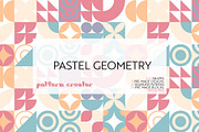 Pastel Geometry Pattern DIY, an Object Graphic by Kandella's Art (Thumbnail 1 of 12)