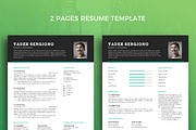 Resume Template 36, a Resume Template by graphicalcium (Thumbnail 2 of 3)