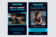 Fitness Challenge Daily Stories, a Templates & Theme by studiogstock (Thumbnail 2 of 4)