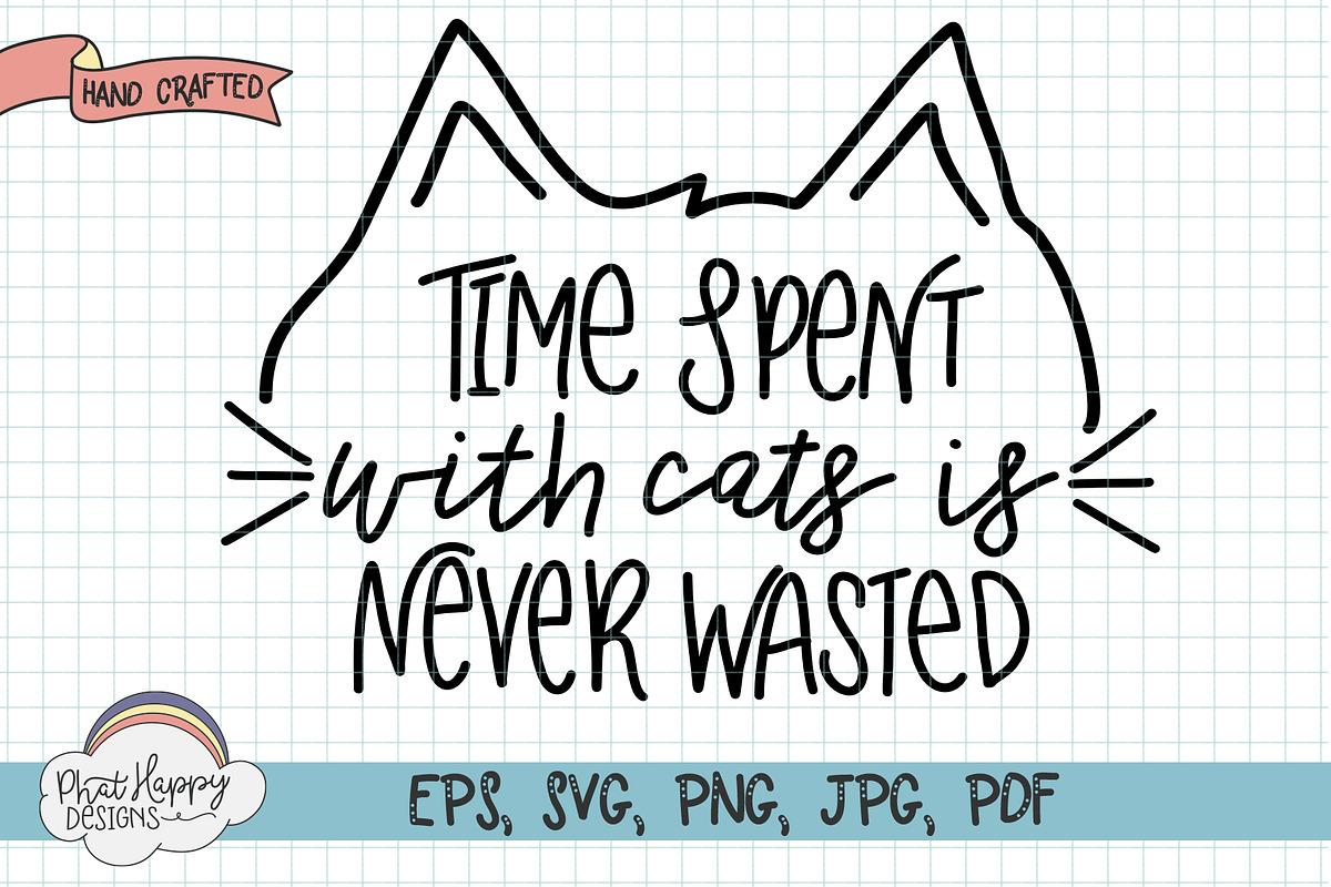 Cat Life Design Bundle, an Illustration by Phat Happy Life (Photo 11 of 12)