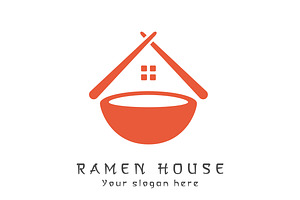 Ramen House Logo Design Icon, a Branding & Logo Template by Morvana Crew
