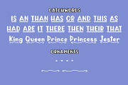 Prince Rollick, a Sans Serif Font by Kristy Hatswell (Thumbnail 5 of 8)
