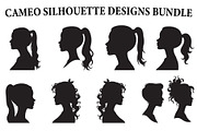 Romantic Love Cameo Silhouette, an Illustration by hafijul (Thumbnail 1 of 8)