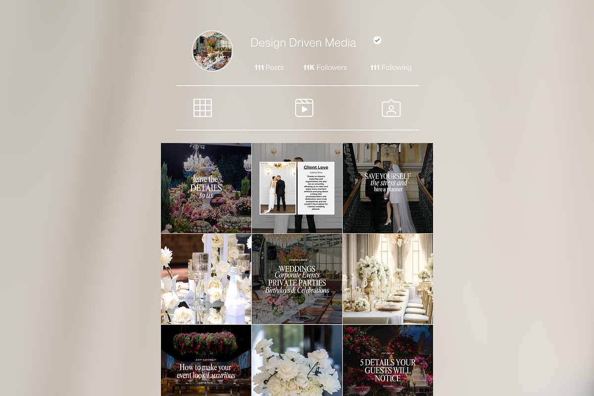Event Planner Social Media Templates, a Social Media Template by Design Driven Media (Photo 7 of 12)