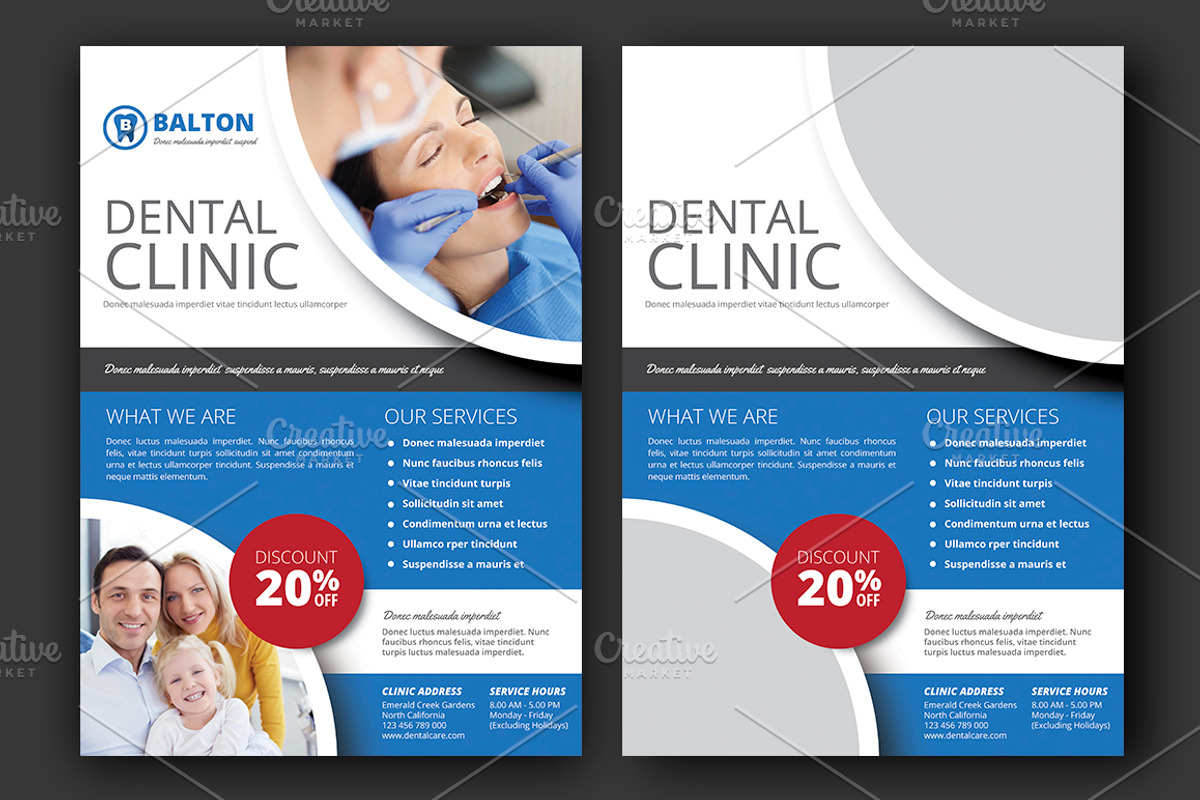 Dental Clinic Flyer, a Flyer Template by Saphari (Photo 3 of 4)