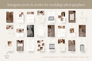 Wedding Photography Instagram Bundle, a Social Media Template by Wonderlik Webdesign (Thumbnail 8 of 11)