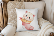 Cute Christmas Clipart Bundle, a Decorative Illustration by MockupWizard (Thumbnail 6 of 6)