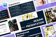 Resume Keynote, a Presentation Template by rgbryand (Thumbnail 1 of 7)
