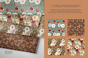 Fall Watercolor Floral Clipart Set, a Decorative Illustration by Patishop Art (Thumbnail 15 of 17)