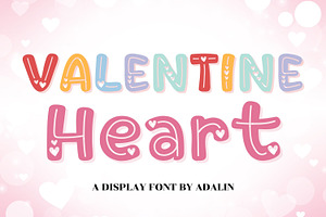 Valentine Heart - Display Font