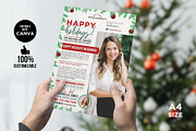 Real Estate Happy Holidays Flyer, a Flyer Template by CreativeVinesStore (Thumbnail 1 of 5)