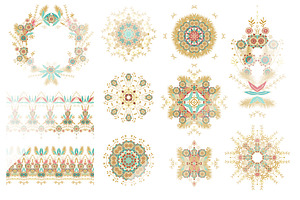 Floral frames, mandalas,patterns