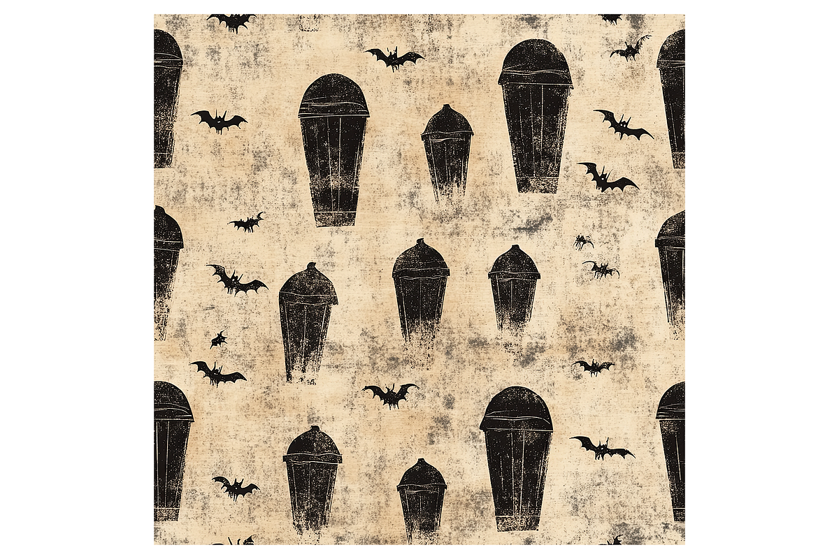 Vintage Halloween Digital Paper, a Pattern Graphic by Chromolume Studio (Photo 18 of 28)