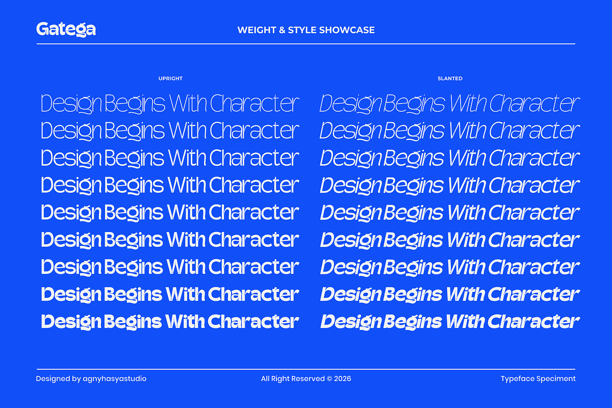 Gatega - Modern Inktrap Sans Family, a Sans Serif Font by agnyhasyastudio (Photo 11 of 15)