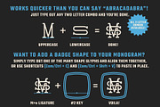 MONOGRAM-MAGICIAN-ACT4, a Symbol Font by Para-Scope Design (Thumbnail 3 of 11)