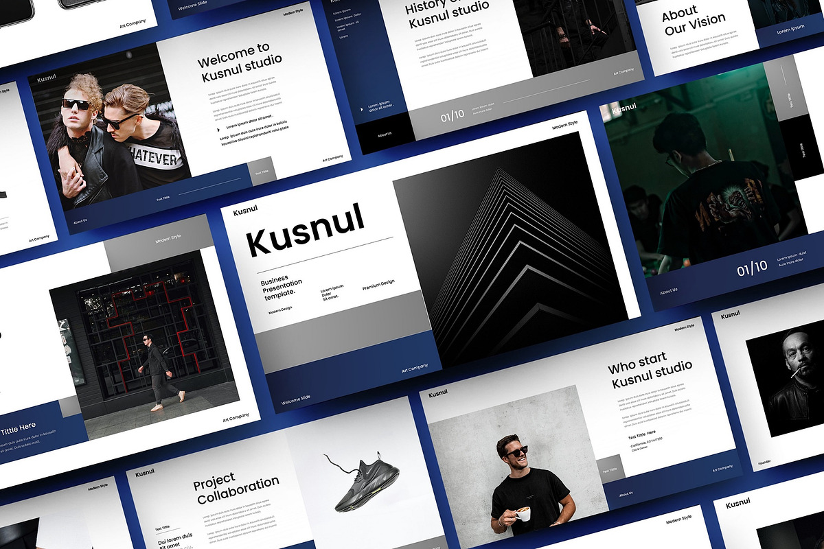 Kusnul – Business Keynote Template, a Presentation Template by Dens Creative Studio (Photo 1 of 6)