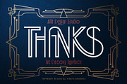 Art Decory Typeface, a Sans Serif Font by alit design (Thumbnail 16 of 17)