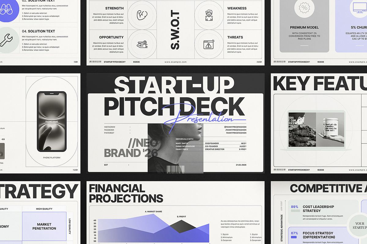 Startup Pitch Deck Presentation, a Presentation Template by ArtisanaAura (Photo 2 of 16)