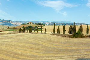 Tuscany sunrise countryside, Italy, a Nature Photo by YuriyB