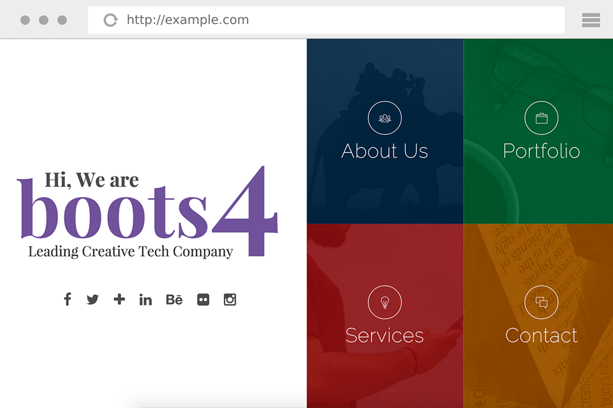 Boots4 Creative Bootstrap 4 Template, a Bootstrap Template by Theme Wagon (Photo 5 of 6)