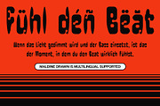 Maldine Drawn, a Sans Serif Font by Craft Supply Co. (Thumbnail 7 of 8)
